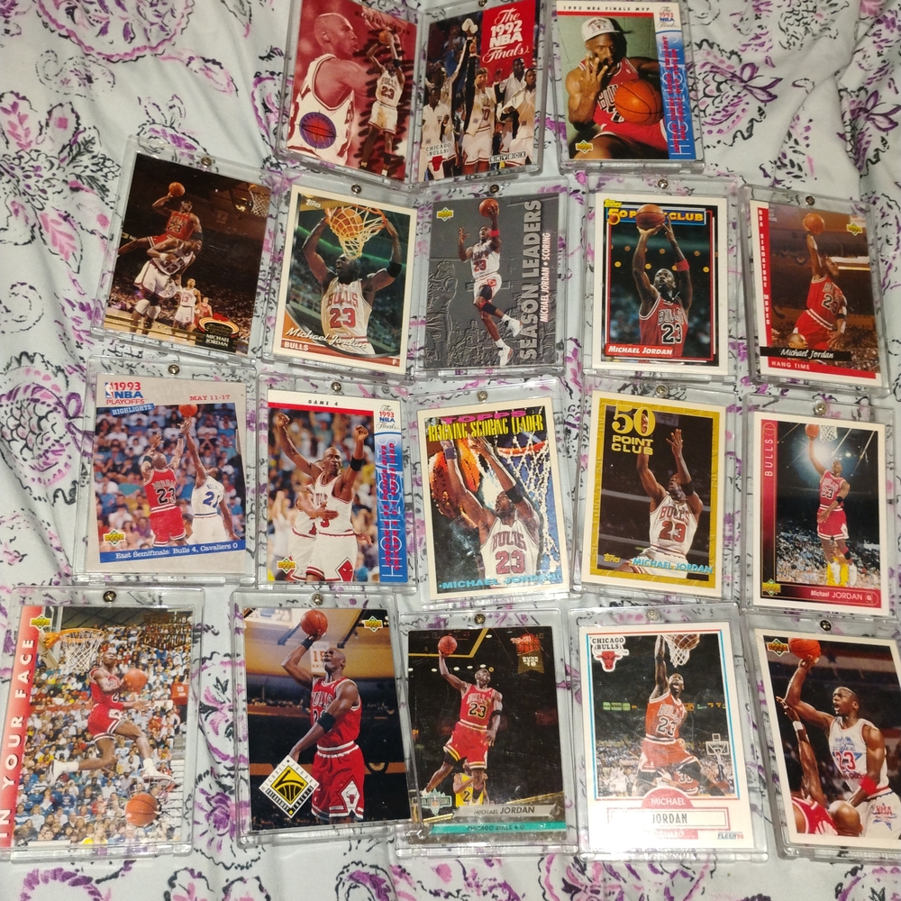 Jordan Basketball Trading Cards Collection - Multicolor